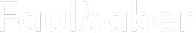 Logo de Faulhaber Communications en blanc